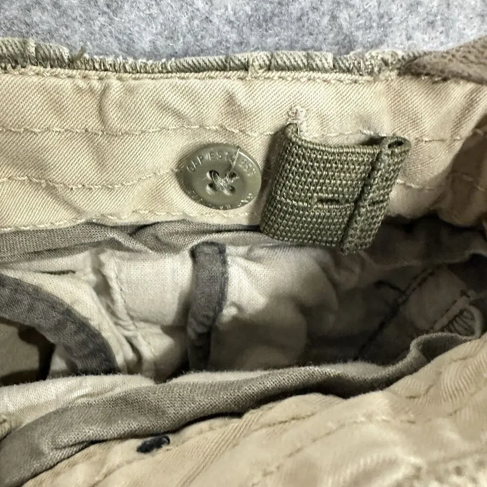 Vintage Gap Camo Cargo Pants Kids Boys Sz 7R Relaxed Straight Adjustable Waist*